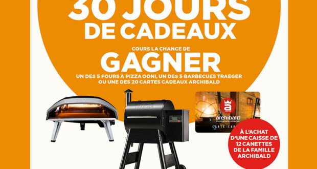 Gagnez 5 BBQ Traeger de 1199 $ chacun