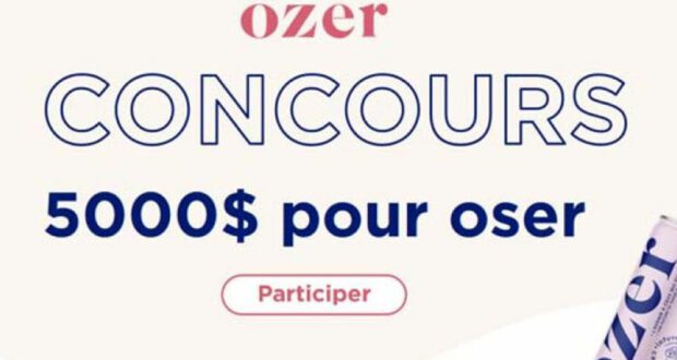 Gagnez Un chèque de 5 000 $