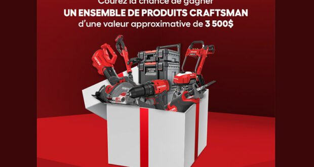 Gagnez Un ensemble de produits CRAFTSMAN de 3500 $