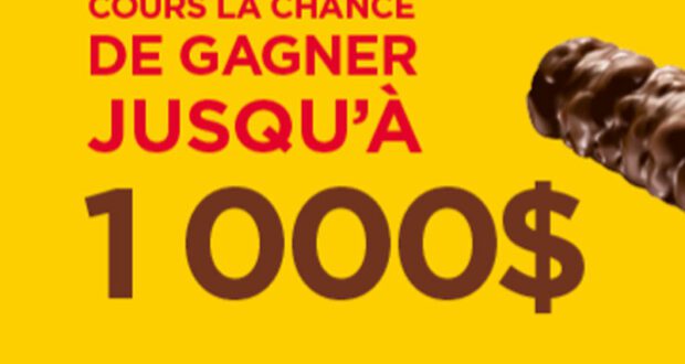 Remportez jusqu'à 1000 $