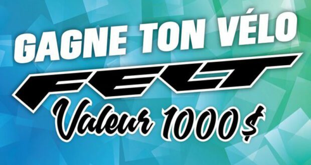 Remportez un vélo FELT de 1000 $