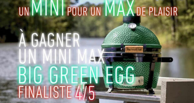 Un barbecue fumoir Mini Max de Big Green Egg à gagner