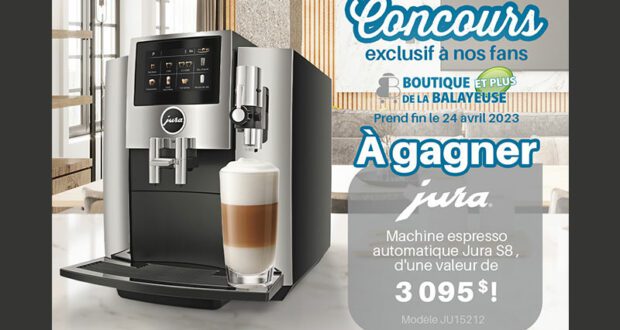 Une machine Espresso JURA de 3095 $ à remporter