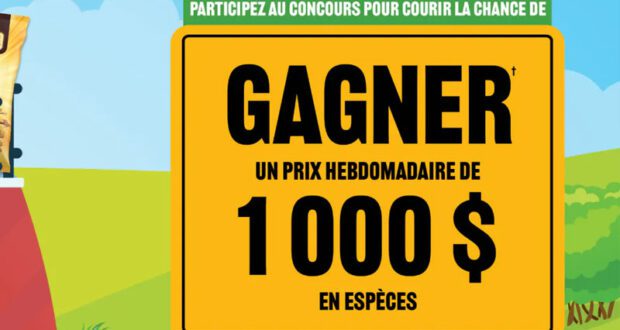 Gagnez 10000 $ en argent comptant