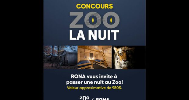 Remportez Un séjour au Zoo de Granby de 950 $