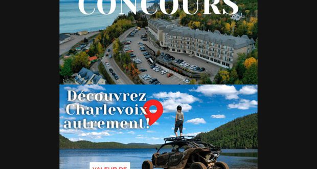 Remportez Une Escapade dans la région de Charlevoix (1600 $)