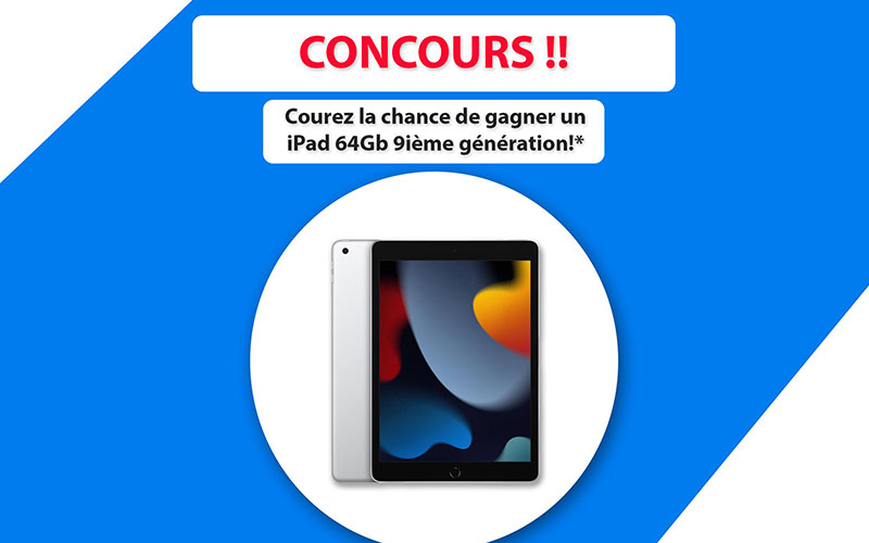 Un iPad 9ème génération flambant neuf à gagner