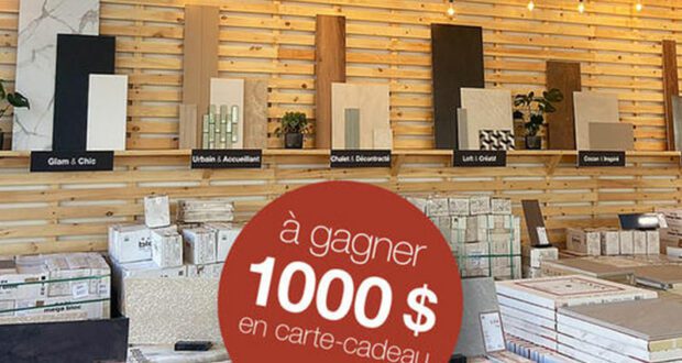 Une carte-cadeau Ceragres de 1000 $ à gagner