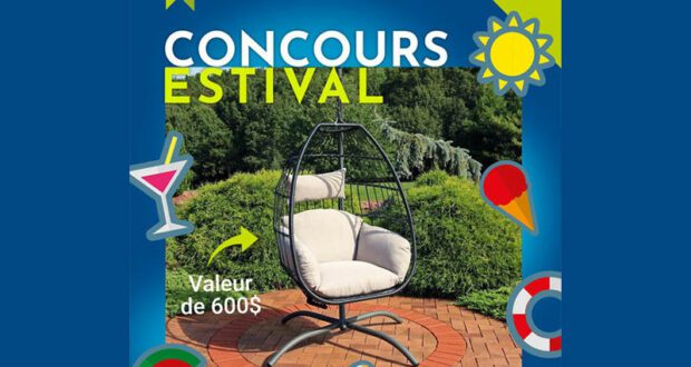 Une chaise de hamacpatio de 600 $ à gagner