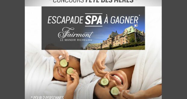 Une escapade spa pour 2 personnes de 1500 $ à gagner