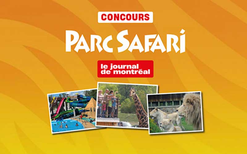 Remportez 40 forfaits familiaux Safari Aventure du Parc Safari