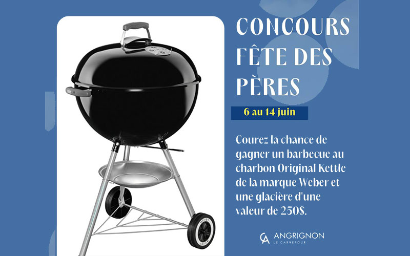 Remportez Un barbecue Original Kettle Weber + une glacière