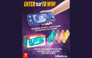 Une Nintendo Switch Lite de 260 $ à remporter