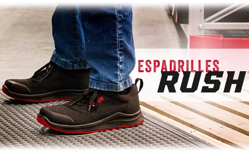 Une paire de chaussures de sécurité RUSH de ROYER à gagner