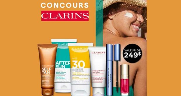 Remportez Une trousse estivale Clarins de 249 $