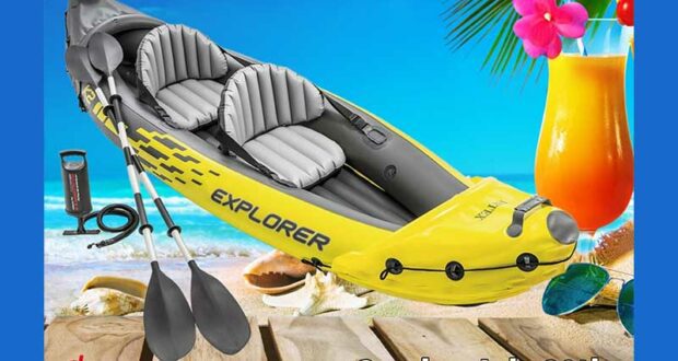 Gagnez Un ensemble de kayak Intex Explorer K2