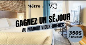 Gagnez un séjour au Manoir Vieux-Québec