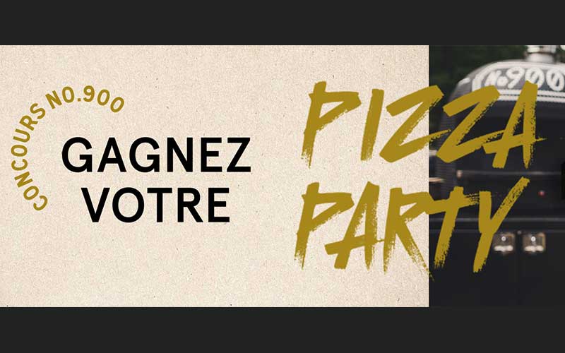 Gagnez votre pizza party de 5000 $