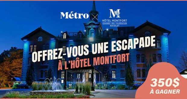 Une escapade à l’hôtel Montfort à remporter