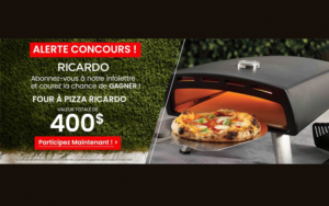 Gagnez un four à pizza Ricardo de 400$