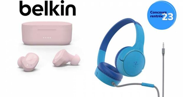 Remportez Un combo d'écouteurs Belkin