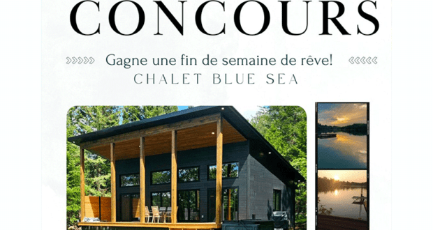 Une fin de semaine de rêve au Chalet Blue Sea à gagner