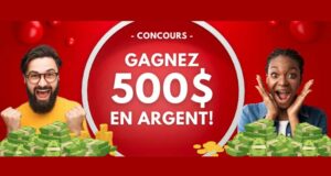 3 X 500 $ à gagner