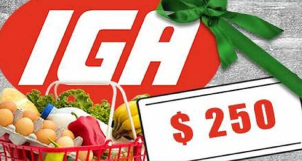 40 cartes cadeaux IGA de 250 $ à gagner