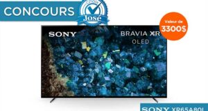Remportez Un téléviseur 65 pouces OLED de Sony (3300 $)