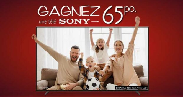 Remportez un téléviseur Sony 65 X90L