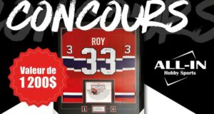 Un chandail signé de Patrick Roy de 1200 $ à remporter