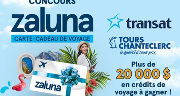 Gagnez 8 crédits de voyage Transat de 2500 $ chacun