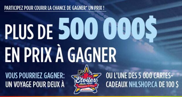 Gagnez Plus de 500 000 $ en prix