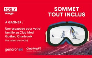 Gagnez Un séjour de ski en famille à Charlevoix (5000 $)