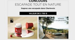 Gagnez Une escapade dans Charlevoix de 2750 $