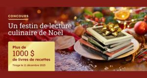 Gagnez 1 000 $ de livres de recettes