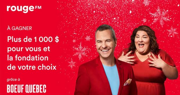 Gagnez 1000 $ pour vous et la fondation de votre choix