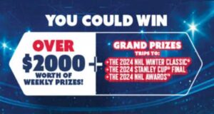 Gagnez 3 voyages pour l'événement NHL 2024 (6500 $ chacune)