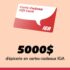 Gagnez 5 000 $ d’épicerie
