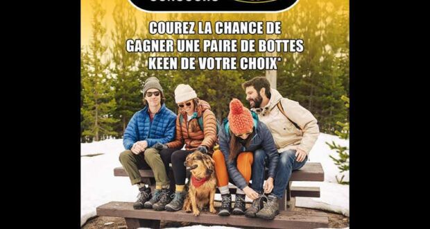 Gagnez Une paire de bottes Keen au choix de 260 $