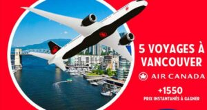 Gagnez 5 voyages à Vancouver de 10150 $ chacun