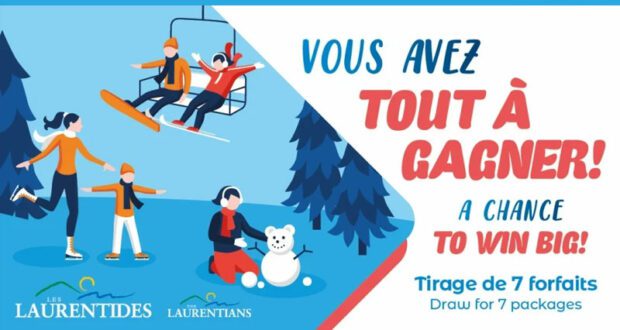 Gagnez 7 forfaits dans Les Laurentides