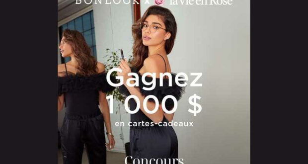 Gagnez Un prix BonLook et la Vie en Rose de 1000 $