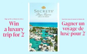 Gagnez Un voyage de luxe au Mexique (8200 $)