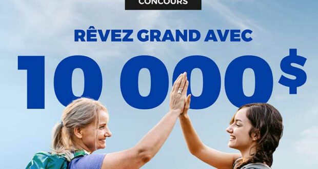 Gagnez Un montant de 10 000 $ remis en chèque