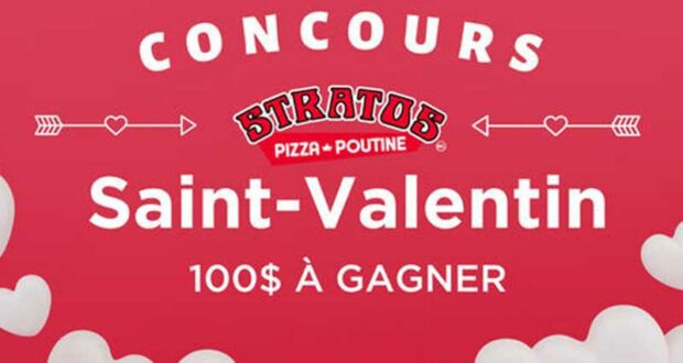 Gagnez Une carte cadeau Stratos Pizza de 100 $