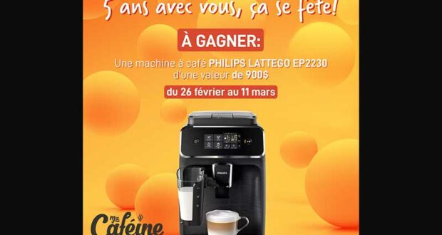 Gagnez une machine à café Philips de 900$