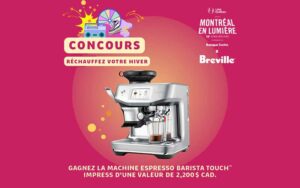 Gagnez une machine à espresso Barista Touch Impress (2200 $)