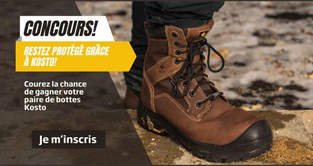 Gagnez vos bottes de travail Kosto