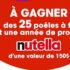 Gagnez 25 poêles à frire + 1 année de produits Nutella